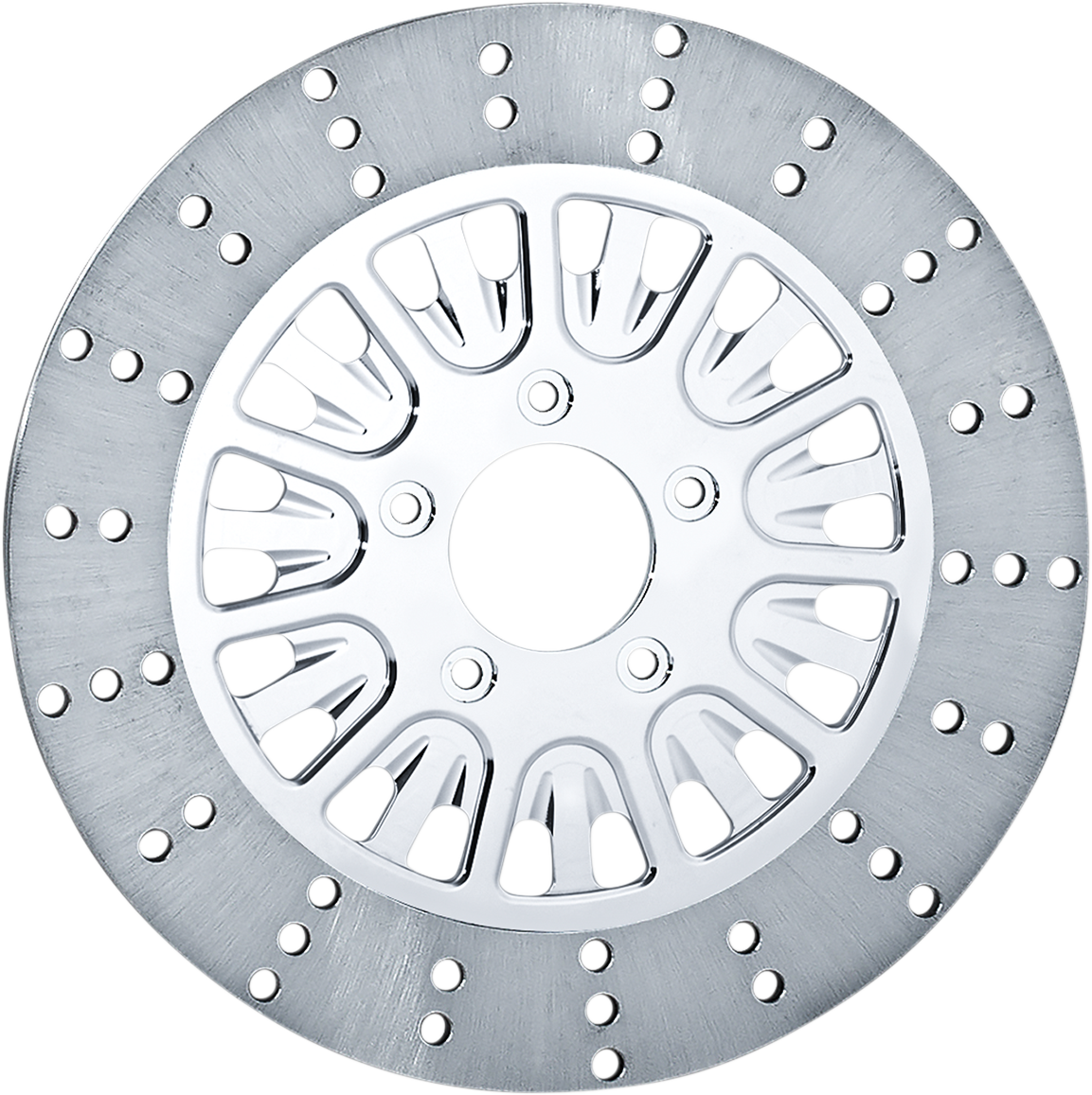 RC COMPONENTS Brake Rotor - Front Right - Illusion - Chrome COG117126CRF2K