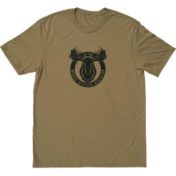 MOOSE RACING MUD Badge T-Shirt - Brown - 2XL 3030-24385