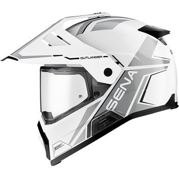 SENA Helmet Outlander Gloss White Xl OUTLANDER-GW0XL1