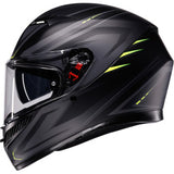 IN STOCK OPEN BOX  AGV Helmet K3 Syth Matte Black/Yellow Fluo Md 2118381004-026-M