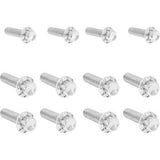 ARLEN NESS Bolt Kit - Transmission Side Cover/Trap Door - 12-Point - Titanium - Polished 300-953