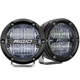 Rigid Industries 360-Series 4in LED SAE J583 Fog Light - White (Pair) 36120