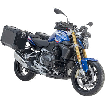 SW-MOTECH TRAX ADV Aluminum Case System - Black - BMW R 1200/1250 R '14-'24 KFT.07.573.70100/B