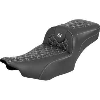 SADDLEMEN Seat Roadsofa Er White Stitch 823-07-21106