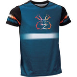 MOOSE RACING Mountain Bike Short-Sleeve Jersey - Blue/Orange - Large 5020-0264