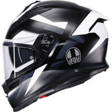 AGV Helmet K7 Glimpse Matte Black/White Md 2118399004-016-M