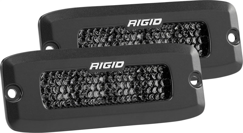 Rigid Industries SR-Q Series PRO Midnight Edition - Spot - Diffused - Pair 925513BLK