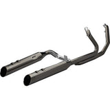 KHROME WERKS 2-into-1-into-2 Dominator-SR Exhaust System - Eclipse - Without End Caps - M8 Touring 201810A-SR