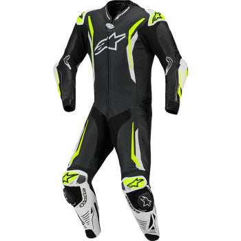 ALPINESTARS Suit Gp Tech V5 Blk/Wht/Yel Fluo 48 3150226-125-48