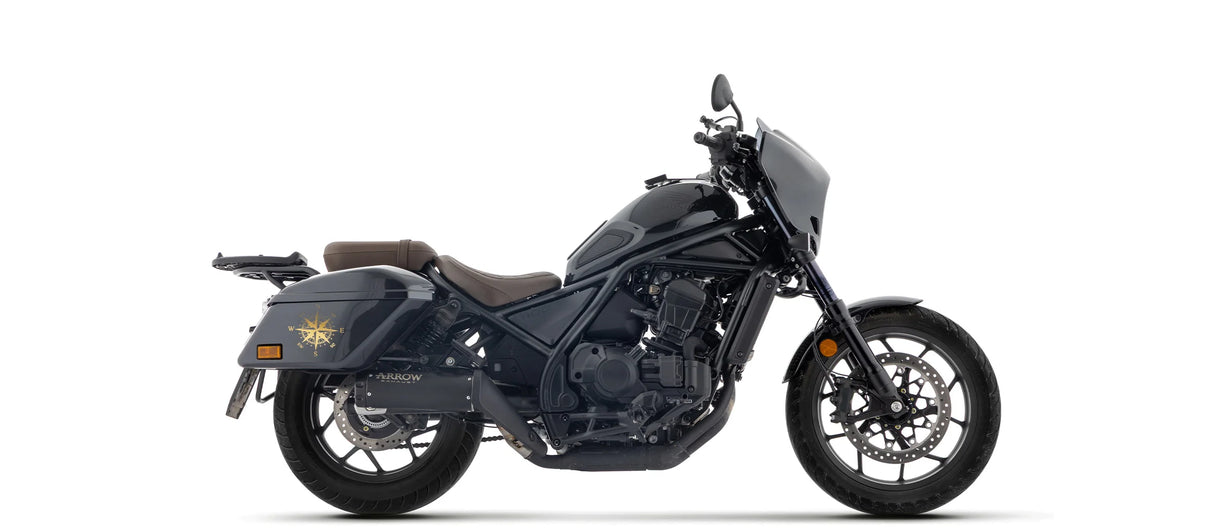 Arrow  Honda Cmx 1100 Rebel T Dct E5+ 2025/2026 Rebel Nichrom Dark Exhaust - 74518rbn
