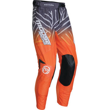 MOOSE RACING Sahara Pants - Gray/Orange - US 40 2901-11450