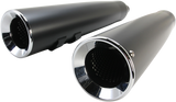 COBRA Power Flo Mufflers for FL 2017-2020 - Black 6214RB