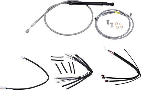 BURLY BRAND Control Kit - 16" Gorilla Handlebars - Stainless B30-1250