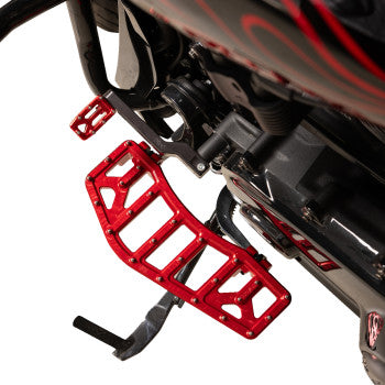 THRASHIN SUPPLY CO. Aggressor Floorboards - Red TSC-2219-2