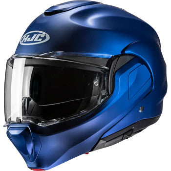 HJC F100 Modular Helmet - Solid - Semi-Flat Metallic Blue - Medium EH06NUS5SMBV