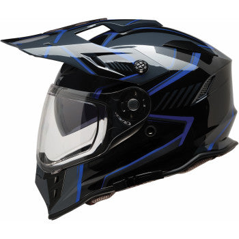 Z1R Range 2.0 Helmet - Voyager - Black/Blue - Large 0140-0365
