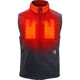 GERBING HEATED CLOTHING 7V Thermite Fleece Heated Vest 2.0 - Gray - Large GERTFVST7VMGL