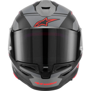 ALPINESTARS Helmet S-R7 A-Core Bk/Gy/Rd Matt Ece06/Dot Xs 8203426-1653-XS
