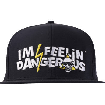 Deegan Apparel hat shocking black/yellow os DMAHS3004BLYOS