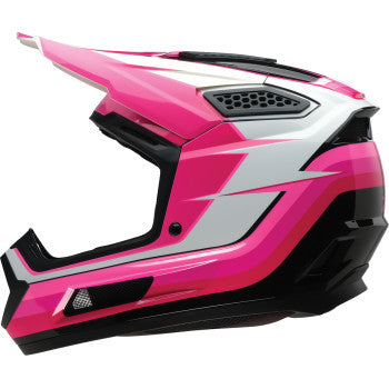 Z1R Dirt Maxx Helmet - Vortex - Pink/White - Large 0110-9343