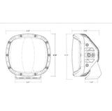 Rigid Industries Adapt XP w/ Amber PRO Lens 300514