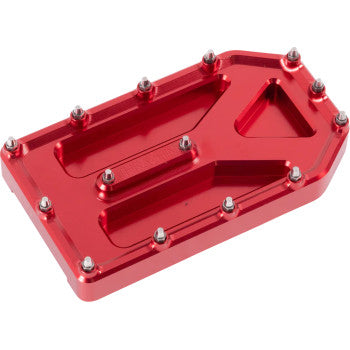 THRASHIN SUPPLY CO. Aggressor Brake Pedal Pad - Red - Touring TSC-2220-2