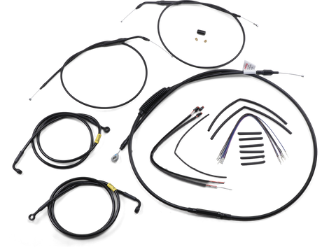 BURLY BRAND Control Kit - 14" Ape Hanger Handlebars B30-1203