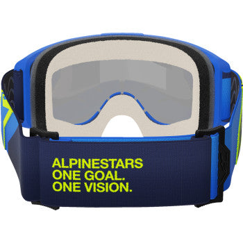 ALPINESTARS GOGGLES Goggle Vision 5 Corp Blue/Ylw Mirror-Blue 5101825-7288