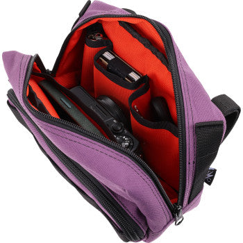 THRASHIN SUPPLY CO. Handlebar Bag Plus - Purple THB-0027