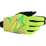 ALPINESTARS Radar Pro Gloves - Green/Fluo Yellow/Fluo Pink - XL 3560325-6025-XL