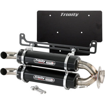 TRINITY RACING Stage 5 Dual Slip-On Muffler - Xpedition  TR-4193S