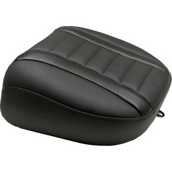 MUSTANG Deluxe Touring Passenger Seat - Dark Cherry Stitch - FLT/FLH '23-'25 88402DC