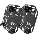 NELSON RIGG Flatbar Saddlebag Plates - RiggGear - Quick Release RG-QRP-FB
