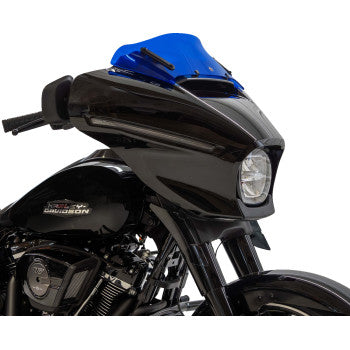 KLOCK WERKS Kolor Flare™ Windshield - 6-1/2" - Blue - FLHX KWW-01-0745