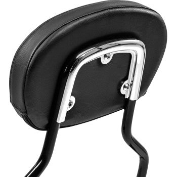 SADDLEMEN Sissy Bar Pad Bracket - Chrome 15725C