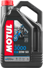 MOTUL 3000 Mineral 4T Engine Oil - 20W-50 - 1 U.S. gal. 107319
