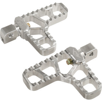 JOKER MACHINE Serrated Heel Pegs - Silver - Indian 08-62-8