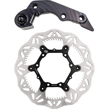 GBRAKES Brake Rotor Kit 270mm Floating Wave Rotor + Bracket GBDOS12