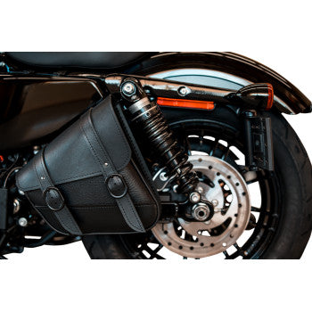 WILLIE & MAX LUGGAGE Blackjack Swingarm Bag - Dual Shock - Black 59778-05