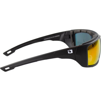 BOBSTER Sunglasses Deadwood Matte Black Gray-Red Revo BDW003