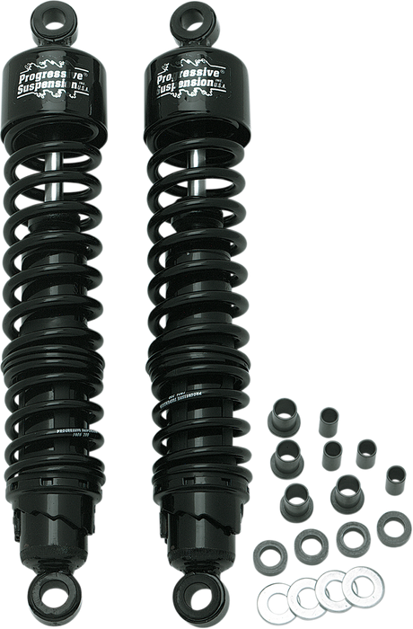 PROGRESSIVE SUSPENSION 413 Series Shock - Black - Standard - 15" 413-4039B