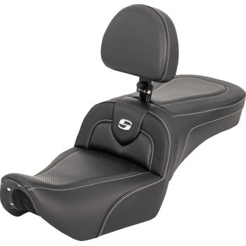 SADDLEMEN Seat Roadsofa Cf W/ Driver Backrest 822-11-185BR