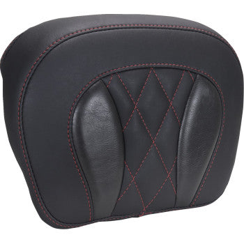 MUSTANG Chopped Tour-Pak® Pad - Dark Cherry Stitching - FLH/FLT '23-'25 88440DC