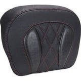 MUSTANG Chopped Tour-Pak® Pad - Dark Cherry Stitching - FLH/FLT '23-'25 88440DC