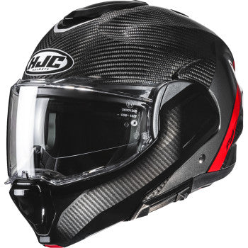 HJC F100 Carbon Modular Helmet - Stan - MC1 - Medium EB20NUS5001V