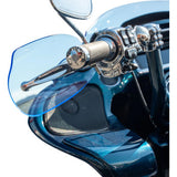 KLOCK WERKS Flare® Handguards - Harley-Davidson Hydraulic Clutch - Blue Ice KWS-01-0128-HC