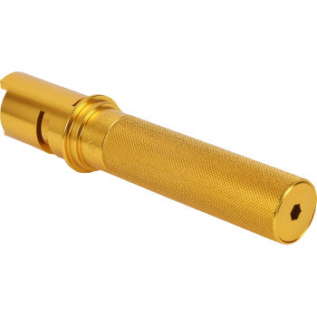 THRASHIN SUPPLY CO. Throttle Tube - Knurled - 1" - Gen 2 TBW - Gold TSC-2806-5