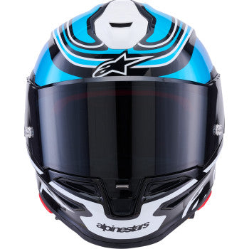 ALPINESTARS Helmet S-R7 Zeal Bk/Bl/Pk Fl/Wh Gloss Ece06/Dot L 8202826-1636-L