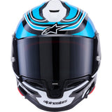ALPINESTARS Helmet S-R7 Zeal Bk/Bl/Pk Fl/Wh Gloss Ece06/Dot L 8202826-1636-L