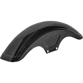 SADDLEMEN Front Fender - Carbon Fiber/Gloss - Dyna/Sportster CF-8-0003